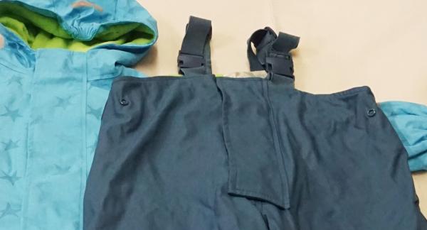 gefütterte Matschjacke mit gefütterte Matschhose Gr. 98 von Impidimpi (2462)